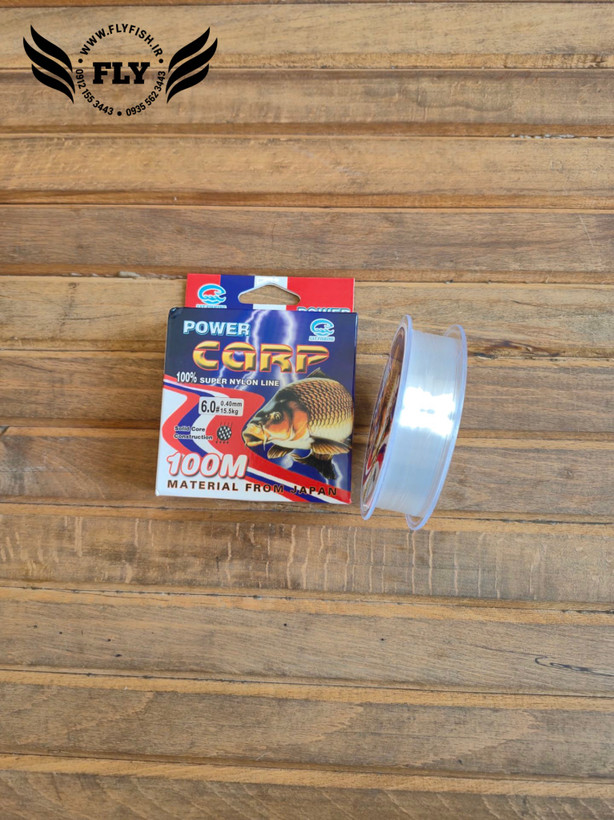 نخ ماهیگیری مونوفیلامنت کارپ CARP متراژ 100 سایز 0.40