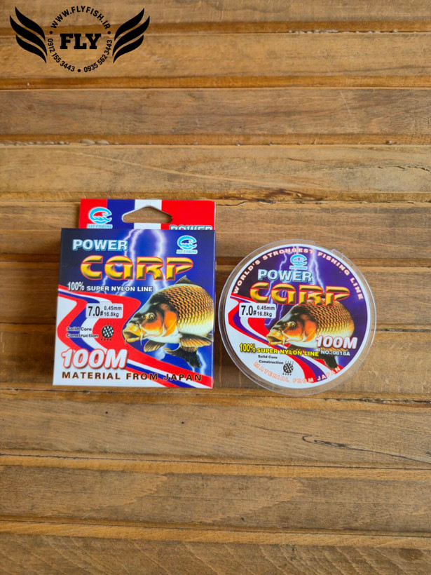 نخ ماهیگیری مونوفیلامنت CARP متراژ 100 سایز 0.45