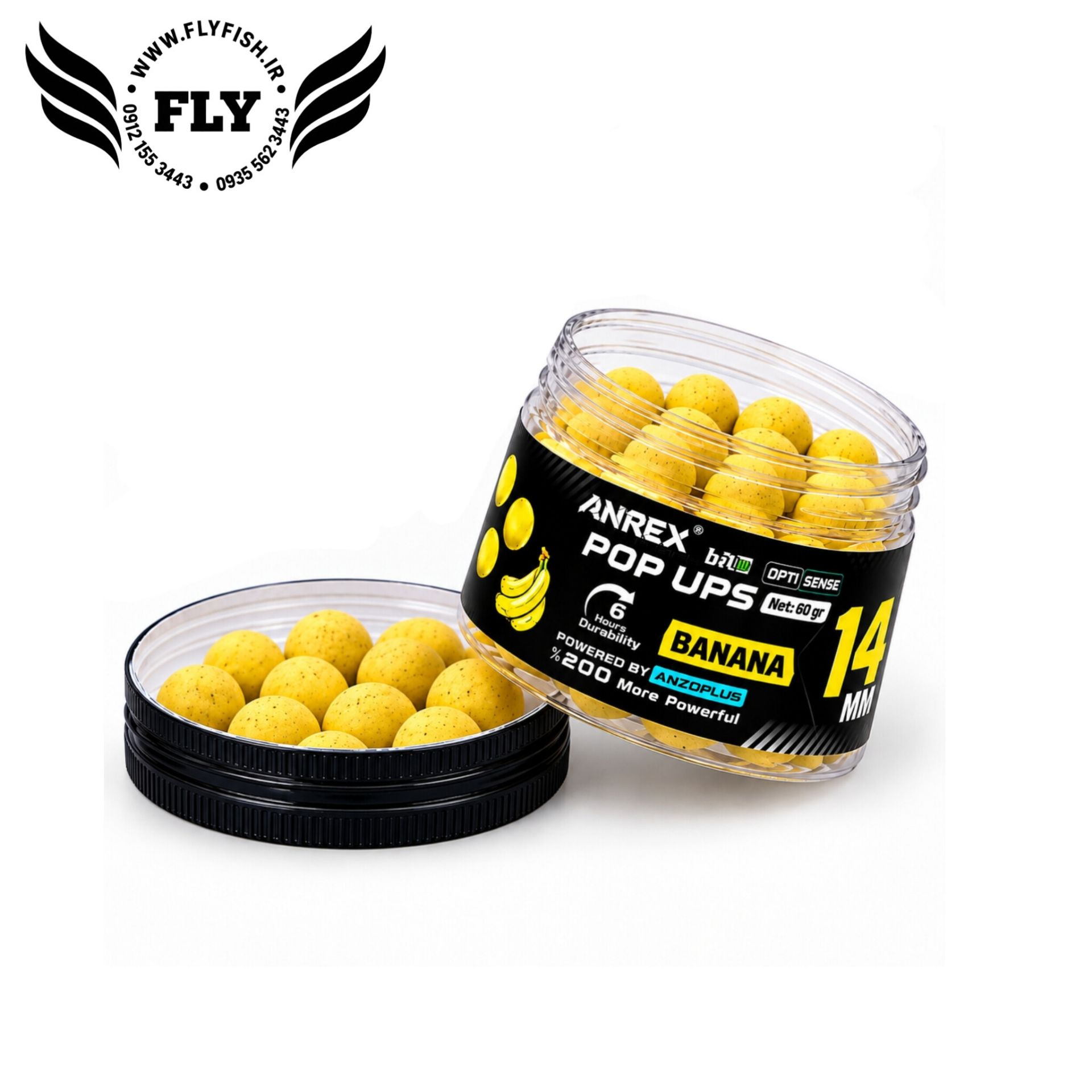 بویله ماهیگیری  پاپ آپ موز 14mm برند ANREX