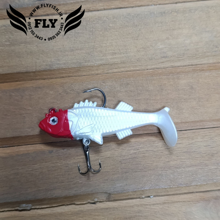 طعمه ماهیگیری ماهی ژله ای مصنوعی 8 سانت
