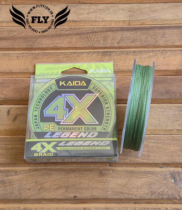 نخ ماهیگیری ابریشم کایدا KAIDA 4X 100m سایز 0.40