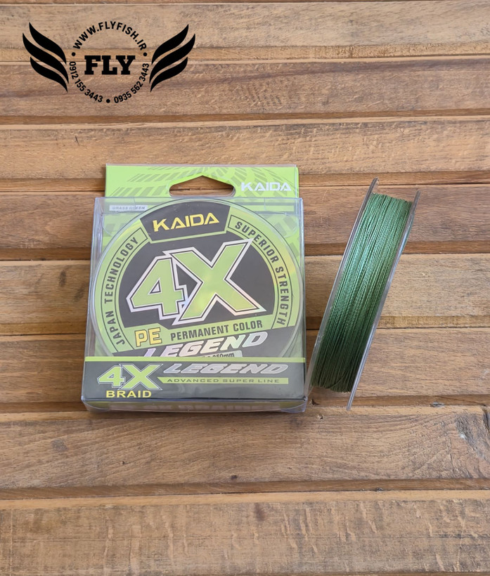 نخ ماهیگیری ابریشم کایدا KAIDA 4X 100m سایز 0.35