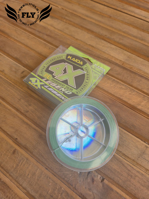 نخ ماهیگیری ابریشم کایدا KAIDA 4X 100m سایز0.50