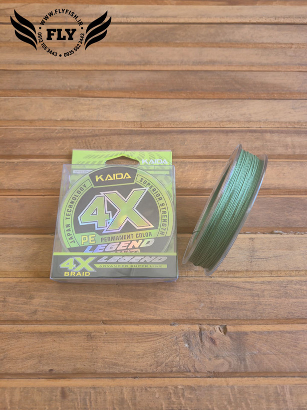 نخ ماهیگیری ابریشم کایدا KAIDA 4X 100m سایز0.50