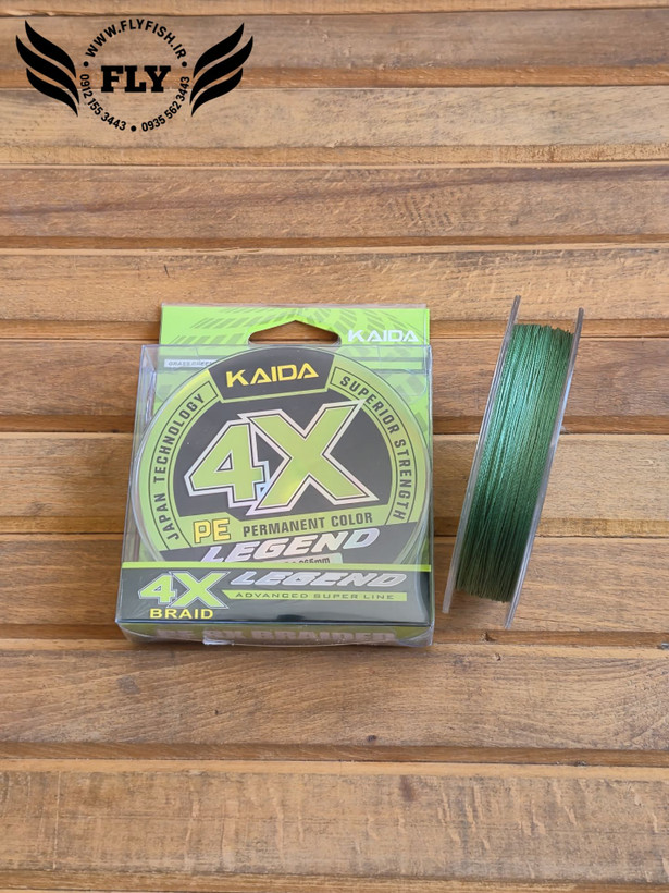 نخ ماهیگیری ابریشم کایدا KAIDA 4X 100m سایز 0.26