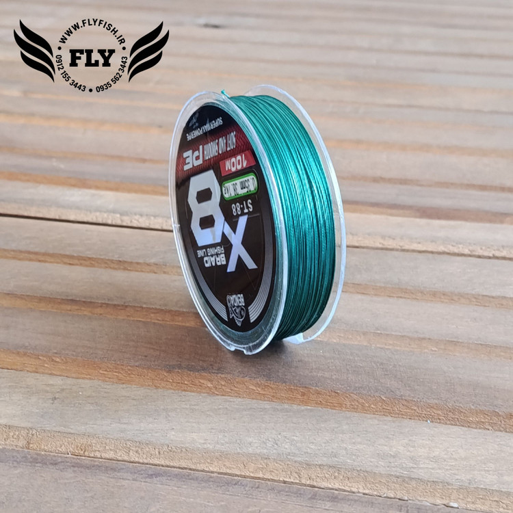 نخ ماهیگیری ابریشم بندائو BEN DAO X8 سایز 0.35 متراژ 100