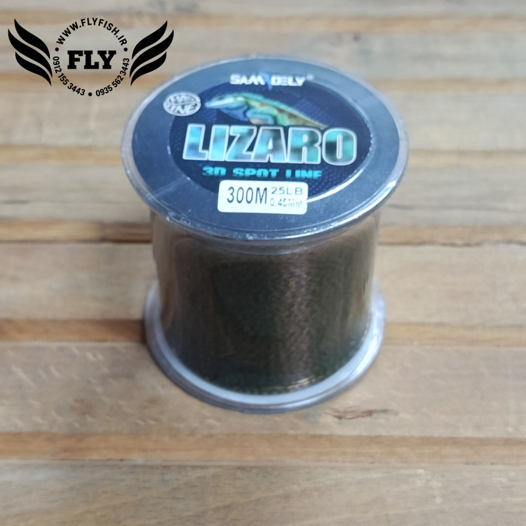 نخ ماهیگیری مونوفیلامنت لیزارو LIZARO 300m سایز 0.45