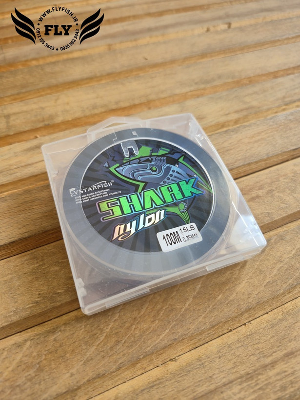 نخ ماهیگیری مونوفیلامنت 100 متری شارک SHARK سایز 0.35