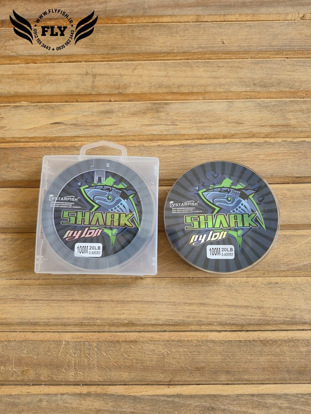 نخ ماهیگیری مونوفیلامنت 100 متری شارک SHARK سایز 0.40