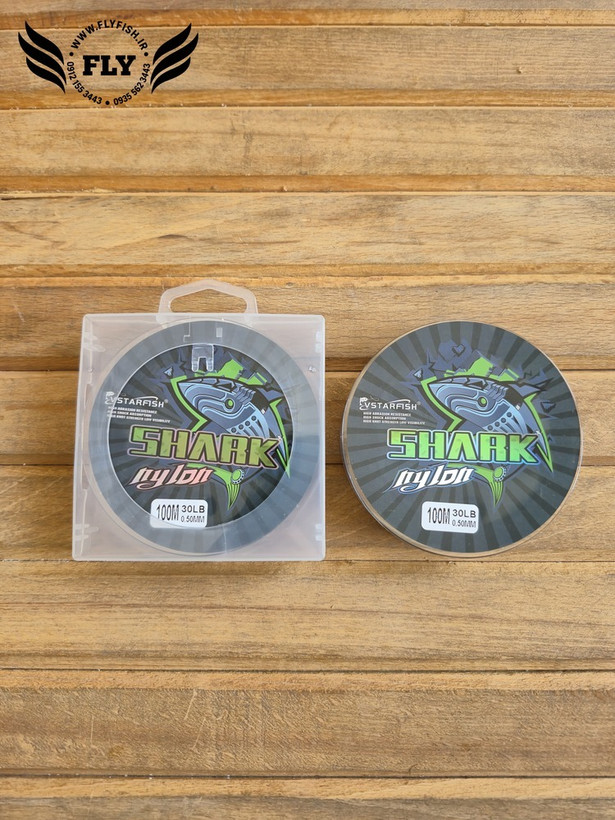 نخ ماهیگیری مونوفیلامنت 100 متری شارک SHARK سایز 0.50