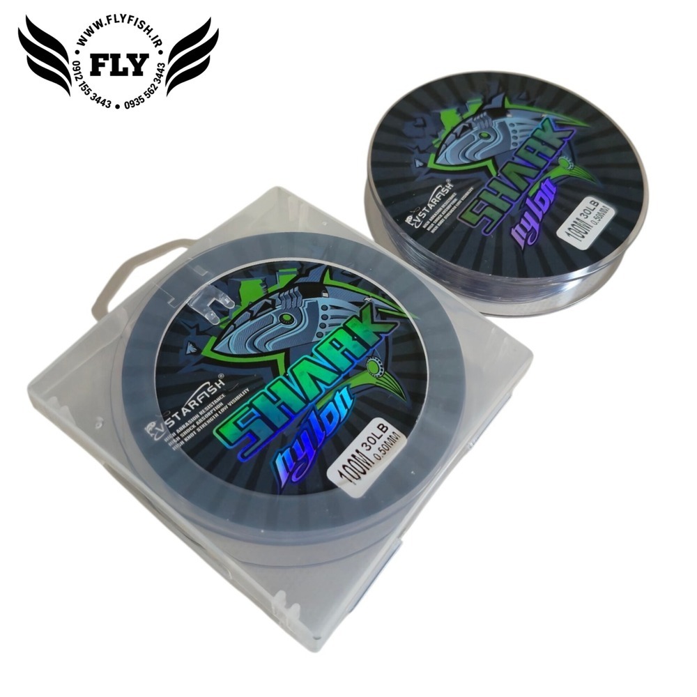 نخ ماهیگیری مونوفیلامنت 100 متری شارک SHARK سایز 0.50