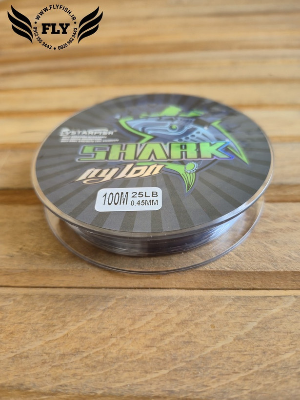 نخ ماهیگیری مونوفیلامنت 100 متری شارک SHARK سایز 0.45