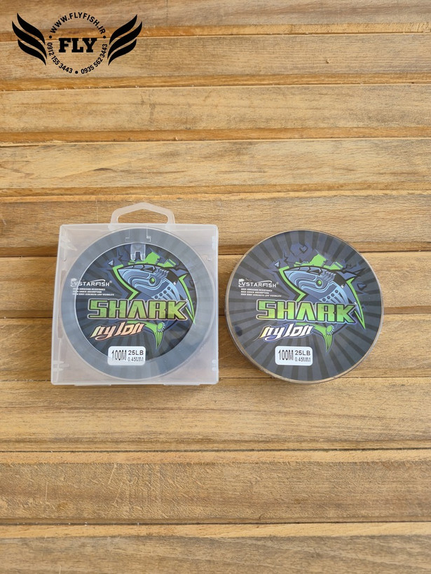 نخ ماهیگیری مونوفیلامنت 100 متری شارک SHARK سایز 0.45