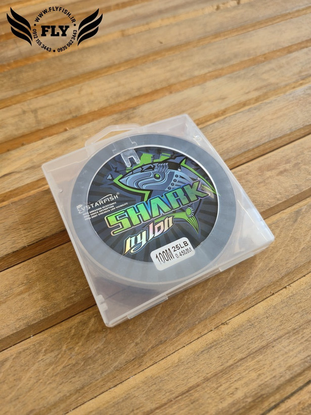 نخ ماهیگیری مونوفیلامنت 100 متری شارک SHARK سایز 0.45
