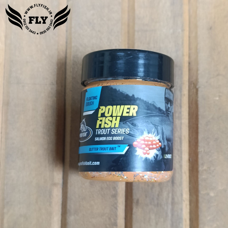 خمیر قزلی تخم ماهی سالمون POWER FISH برند ANREX