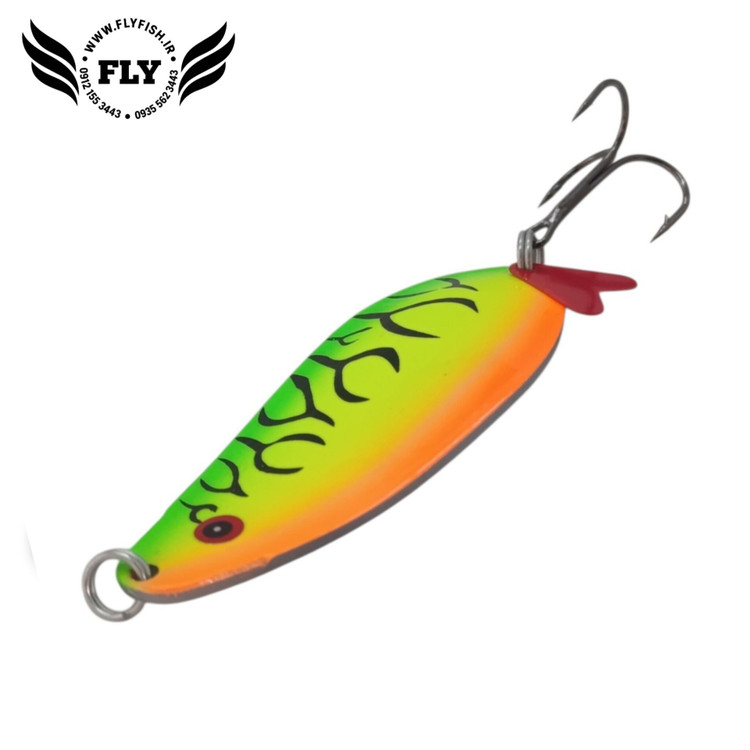 قاشقک ماهیگیری پرچمی تایگر 28 گرمی گلدن فیش GOLDEN FISH