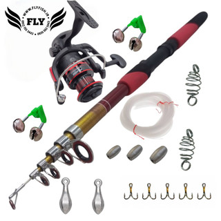 ست ماهیگیری چوب 3M3 270 و چرخ PC4000 همراه با لوازم جانبی