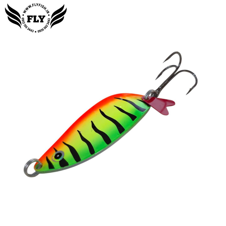 قاشقک ماهیگیری تایگر پرچمی 21 گرمی گلدن فیش GOLDEN FISH